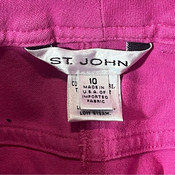St. John Pink Straight Leg Jeans - Picture 9 of 10